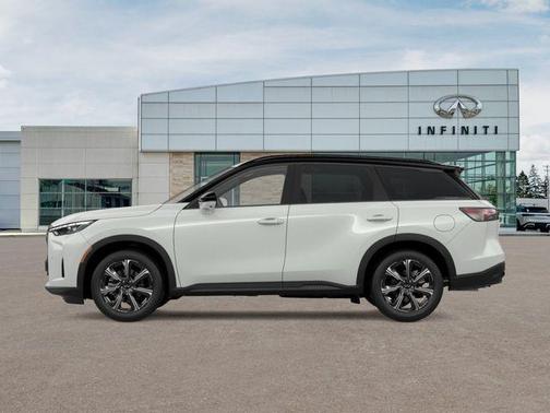 Radiant White/Black Obsidian 2026 INFINITI QX60 AUTOGRAPH