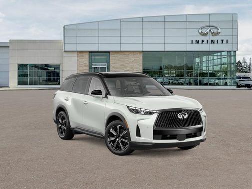 Radiant White/Black Obsidian 2026 INFINITI QX60 AUTOGRAPH