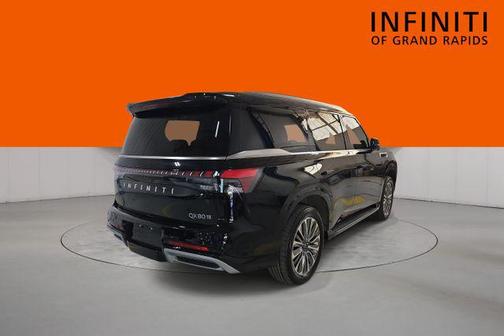 Black Obsidian 2025 INFINITI QX80 Luxe