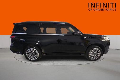 Black Obsidian 2025 INFINITI QX80 Luxe