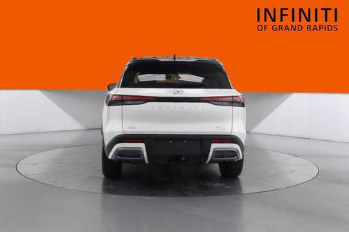 Majestic White/Black Obsidian 2025 INFINITI QX60 AUTOGRAPH