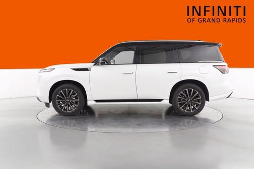 Radiant White/Black Obsidian 2026 INFINITI QX80 AUTOGRAPH