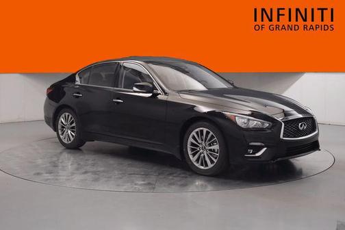 Midnight Black 2023 INFINITI Q50 3.0t LUXE