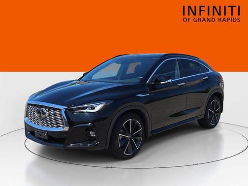 Black Obsidian 2025 INFINITI QX55 LUXE
