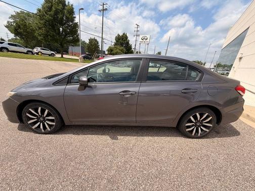 Modern Steel Metallic 2015 Honda Civic EX-L