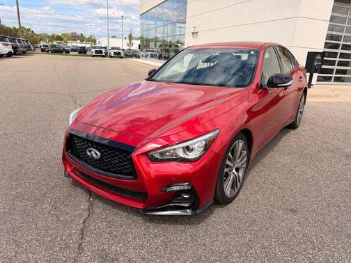 Dynamic Sunstone Red 2023 INFINITI Q50 3.0t SENSORY