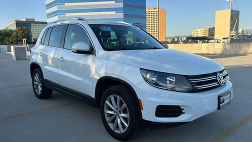 Pure White 2017 Volkswagen Tiguan 2.0T Wolfsburg Edition