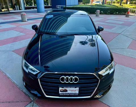 Black 2018 Audi A3 Premium