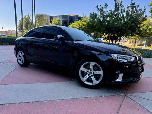 Black 2018 Audi A3 Premium