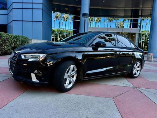 Black 2018 Audi A3 Premium