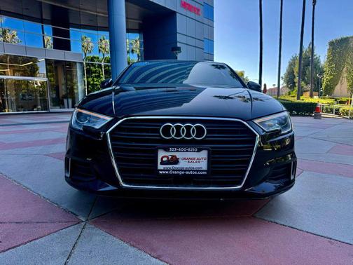 Black 2018 Audi A3 Premium
