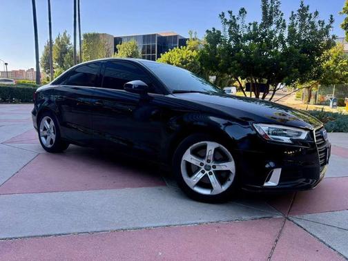 Black 2018 Audi A3 Premium