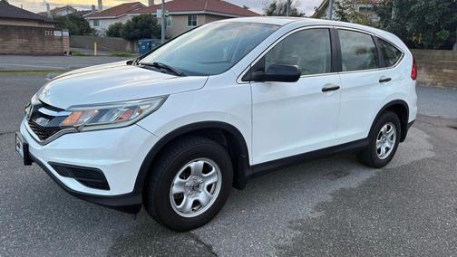 White Diamond Pearl 2015 Honda CR-V LX