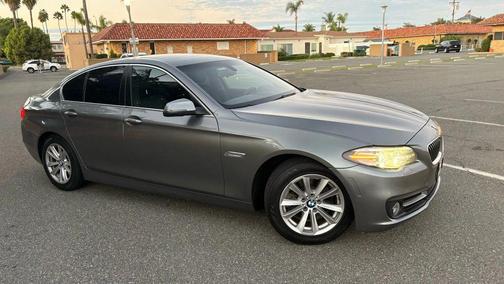Gray 2015 BMW 528 528i Sedan 4D