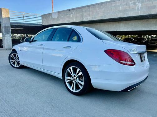 White 2018 Mercedes-Benz C-Class C 350e Plug-In Hybrid Sedan 4D