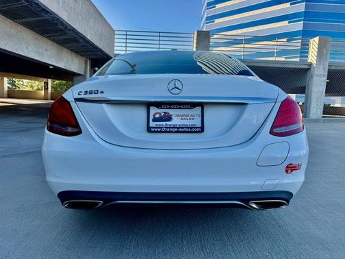 White 2018 Mercedes-Benz C-Class C 350e Plug-In Hybrid Sedan 4D