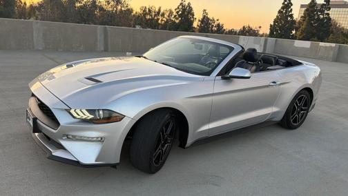 Ingot Silver Metallic 2019 Ford Mustang EcoBoost Premium