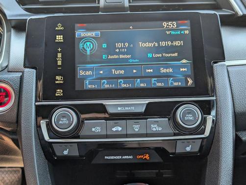 Sonic Gray Pearl 2018 Honda Civic EX-T
