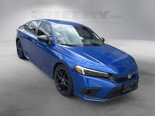 Aegean Blue Metallic 2022 Honda Civic Sport