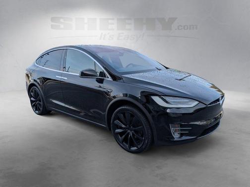 Black 2019 Tesla Model X 75D
