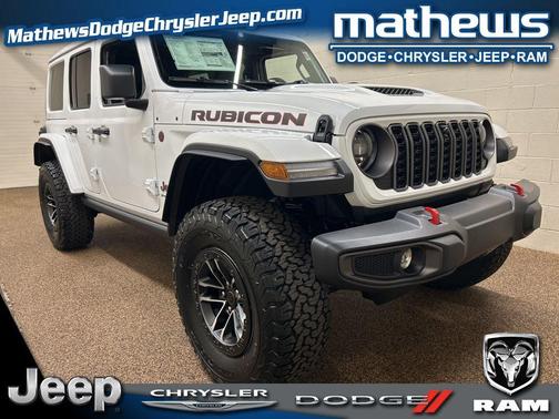 Bright White Clearcoat 2026 Jeep Wrangler Rubicon