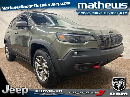 Olive Green Pearlcoat 2021 Jeep Cherokee Trailhawk