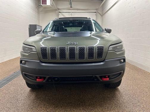Olive Green Pearlcoat 2021 Jeep Cherokee Trailhawk