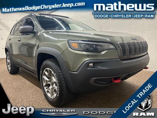 Olive Green Pearlcoat 2021 Jeep Cherokee Trailhawk
