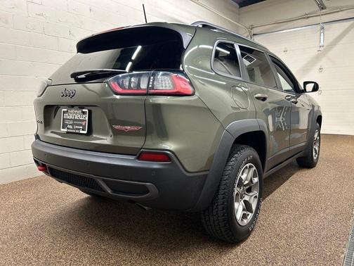 Olive Green Pearlcoat 2021 Jeep Cherokee Trailhawk
