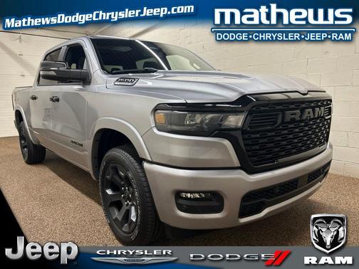 Billet Silver Metallic Clearcoat 2025 RAM 1500 Big Horn/Lone Star