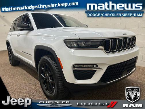 Bright White Clearcoat 2022 Jeep Grand Cherokee Limited