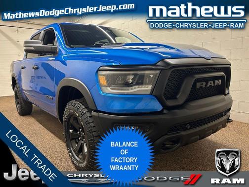 Hydro Blue Pearlcoat 2023 RAM 1500 Rebel