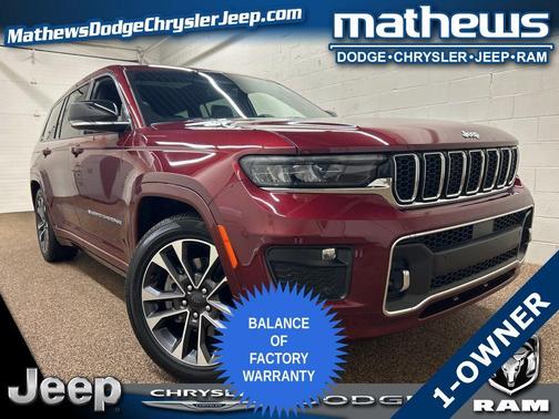 Velvet Red Pearlcoat 2025 Jeep Grand Cherokee L Overland