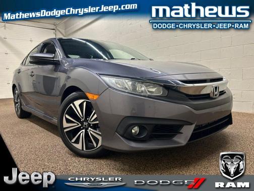 Modern Steel Metallic 2016 Honda Civic EX-T