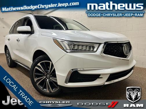 White 2020 Acura MDX 3.5L w/Technology Package