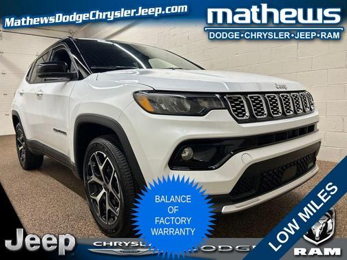 Bright White Clearcoat 2025 Jeep Compass Limited