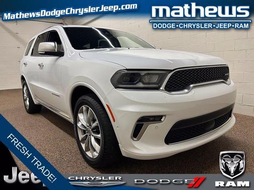 White Knuckle Clearcoat 2022 Dodge Durango Citadel
