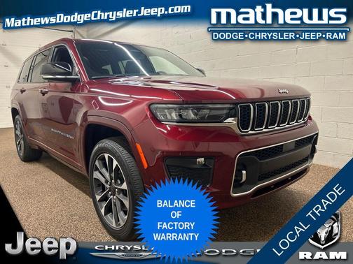 Velvet Red Pearlcoat 2023 Jeep Grand Cherokee L Overland