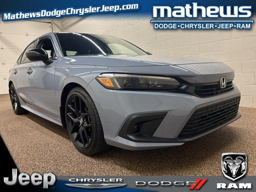 Morning Mist Metallic 2023 Honda Civic Sport