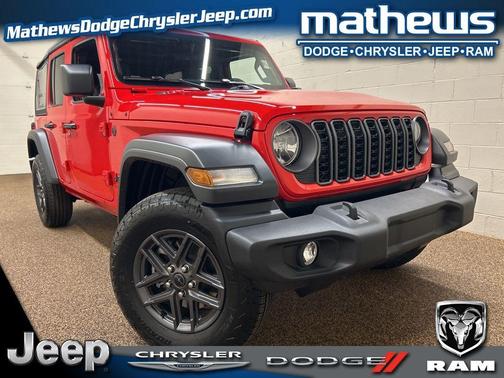 Firecracker Red Clearcoat 2026 Jeep Wrangler Sport