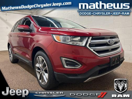 Ruby Red Metallic 2016 Ford Edge Titanium