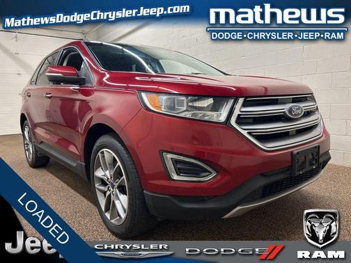 Ruby Red Metallic 2016 Ford Edge Titanium