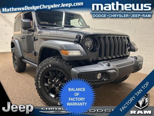 Granite Crystal Clearcoat Metallic 2022 Jeep Wrangler Sport