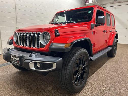 Firecracker Red Clearcoat 2025 Jeep Wrangler 4xe Sahara