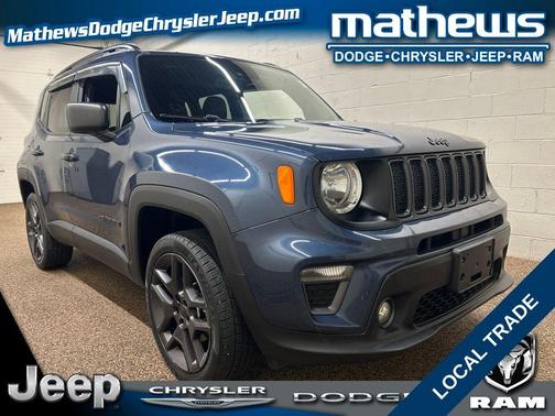 Slate Blue Pearlcoat 2021 Jeep Renegade Latitude
