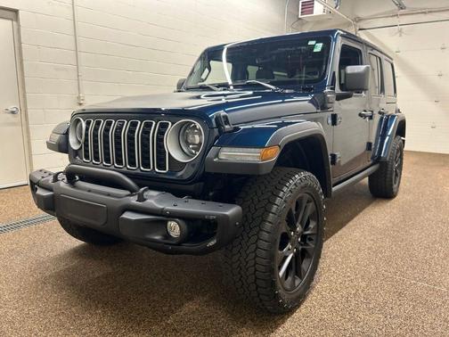 Fathom Blue Pearlcoat 2025 Jeep Wrangler 4xe Sahara