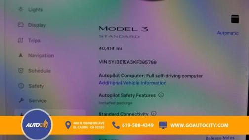 2019 Tesla Model 3 Standard Range