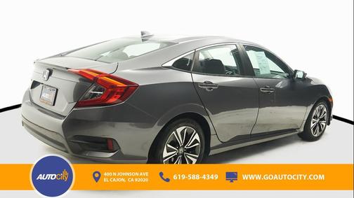 Modern Steel Metallic 2016 Honda Civic EX-T