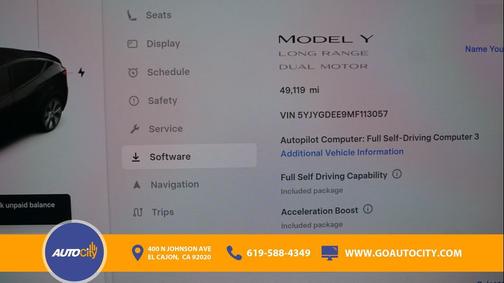 2021 Tesla Model Y Long Range Dual Motor All-Wheel Drive