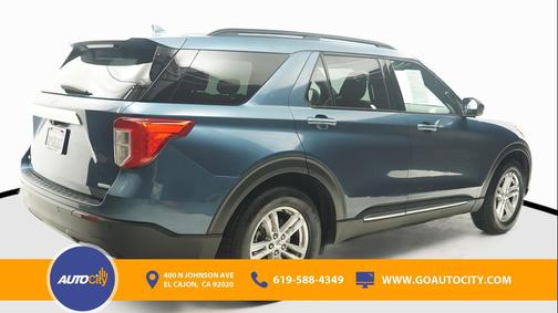 Blue Metallic 2020 Ford Explorer XLT